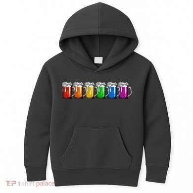 LGBT Pride Rainbow Beer Kids Hoodie