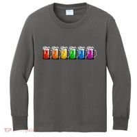 LGBT Pride Rainbow Beer Kids Long Sleeve Shirt thumb 0