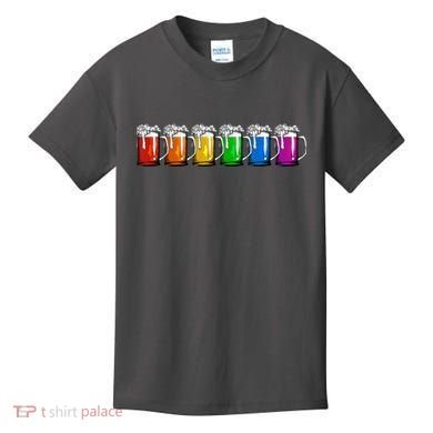 LGBT Pride Rainbow Beer Kids T-Shirt