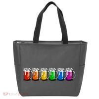 LGBT Pride Rainbow Beer Tote Bag thumb 0