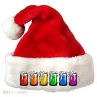 LGBT Pride Rainbow Beer Santa Hat thumb 0