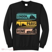 London Paris Rome World Traveler Sweatshirt thumb 0