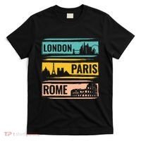 London Paris Rome World Traveler T-Shirt thumb 0