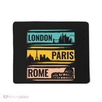 London Paris Rome World Traveler Mousepad thumb 0