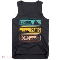 London Paris Rome World Traveler Tank Top thumb 0