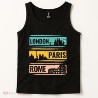 London Paris Rome World Traveler Tank Top thumb 2