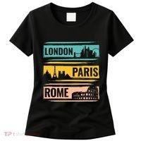 London Paris Rome World Traveler Women's T-Shirt thumb 0