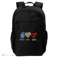 Love Peace Red Lobster Leopard Seafood Lover Lobster Eating Backpack thumb 0