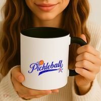 Lovers Pickleball Retro Style Pickle Ball Gift For Player Coffee Mug thumb 3