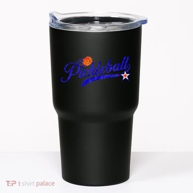 Lovers Pickleball Retro Style Pickle Ball Gift For Player Tumbler