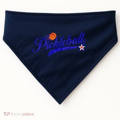 Lovers Pickleball Retro Style Pickle Ball Gift For Player USA-Made Doggie Bandana