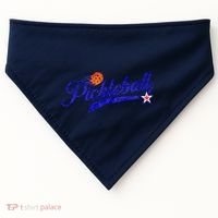 Lovers Pickleball Retro Style Pickle Ball Gift For Player USA-Made Doggie Bandana thumb 0