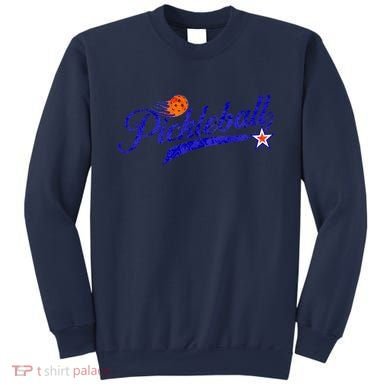 Lovers Pickleball Retro Style Pickle Ball Gift For Player Sweatshirt