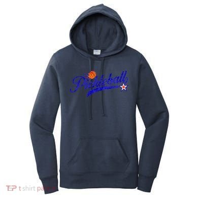 Lovers Pickleball Retro Style Pickle Ball Gift For Player Women's Hoodie