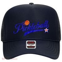 Lovers Pickleball Retro Style Pickle Ball Gift For Player Hat thumb 0