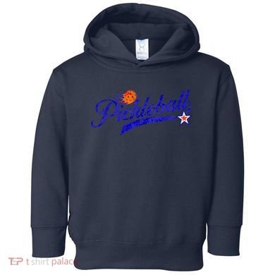 Lovers Pickleball Retro Style Pickle Ball Gift For Player Toddler Hoodie