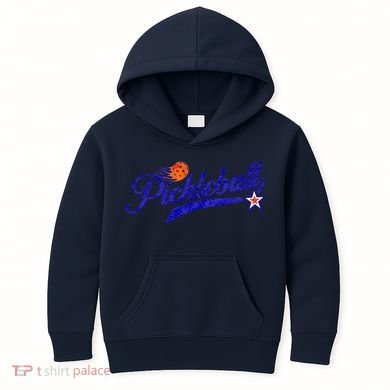Lovers Pickleball Retro Style Pickle Ball Gift For Player Kids Hoodie