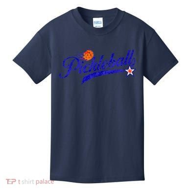 Lovers Pickleball Retro Style Pickle Ball Gift For Player Kids T-Shirt