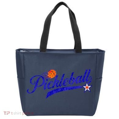 Lovers Pickleball Retro Style Pickle Ball Gift For Player Tote Bag