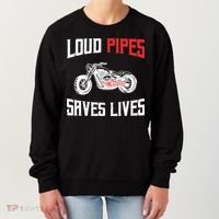 Loud Pipes Saves Lives Biker Women's Sweatshirt thumb 0