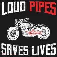Loud Pipes Saves Lives Biker Doggie Tank thumb 4