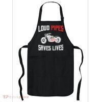 Loud Pipes Saves Lives Biker Apron thumb 0