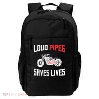 Loud Pipes Saves Lives Biker Backpack thumb 0