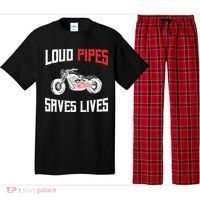 Loud Pipes Saves Lives Biker Pajama Set thumb 0