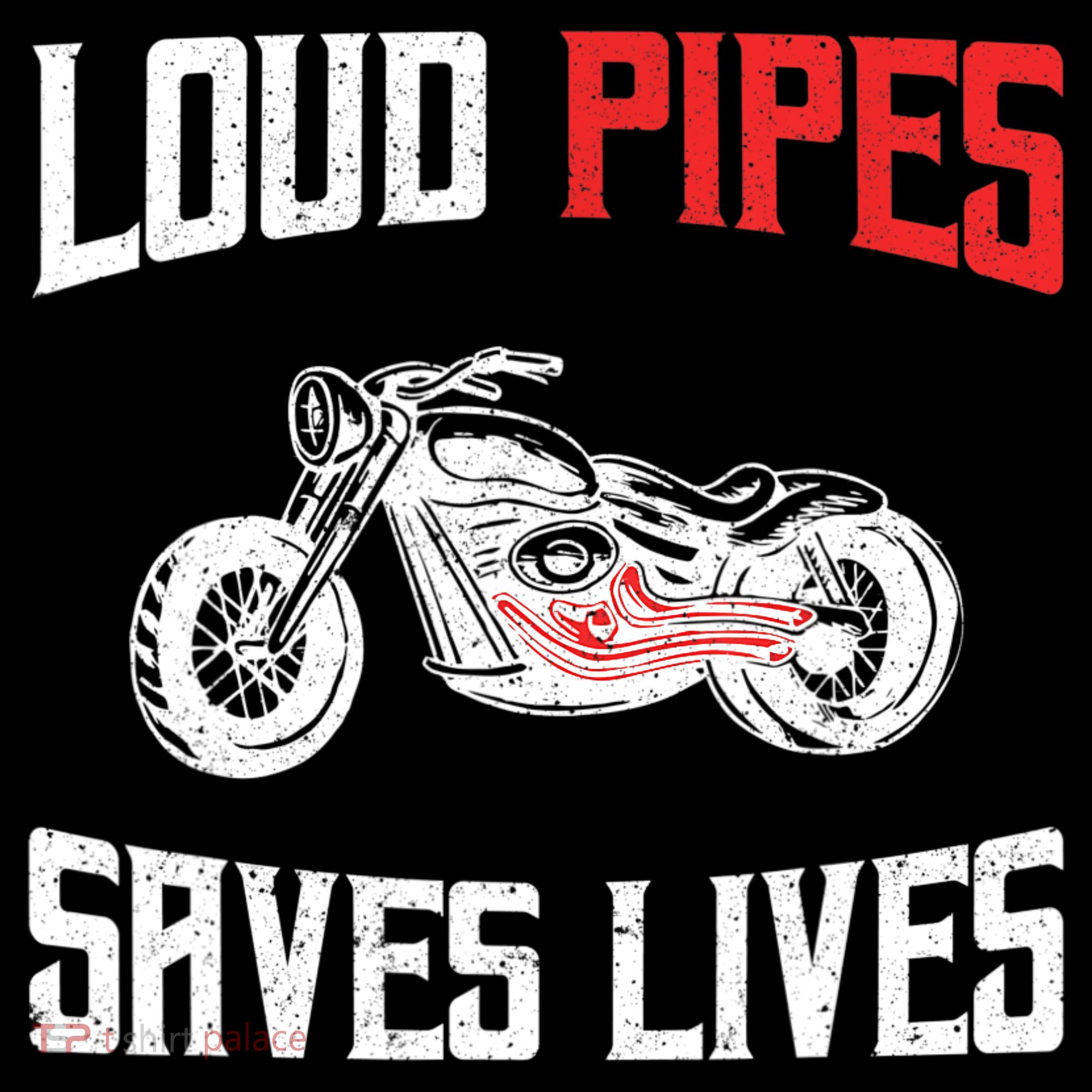 Loud Pipes Saves Lives Biker Baby Bodysuit