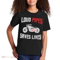 Loud Pipes Saves Lives Biker Kids T-Shirt thumb 2