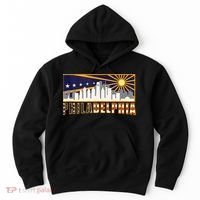 Love Philadelphia Skyline Downtown Cityscape Philly Souvenir Hoodie thumb 0