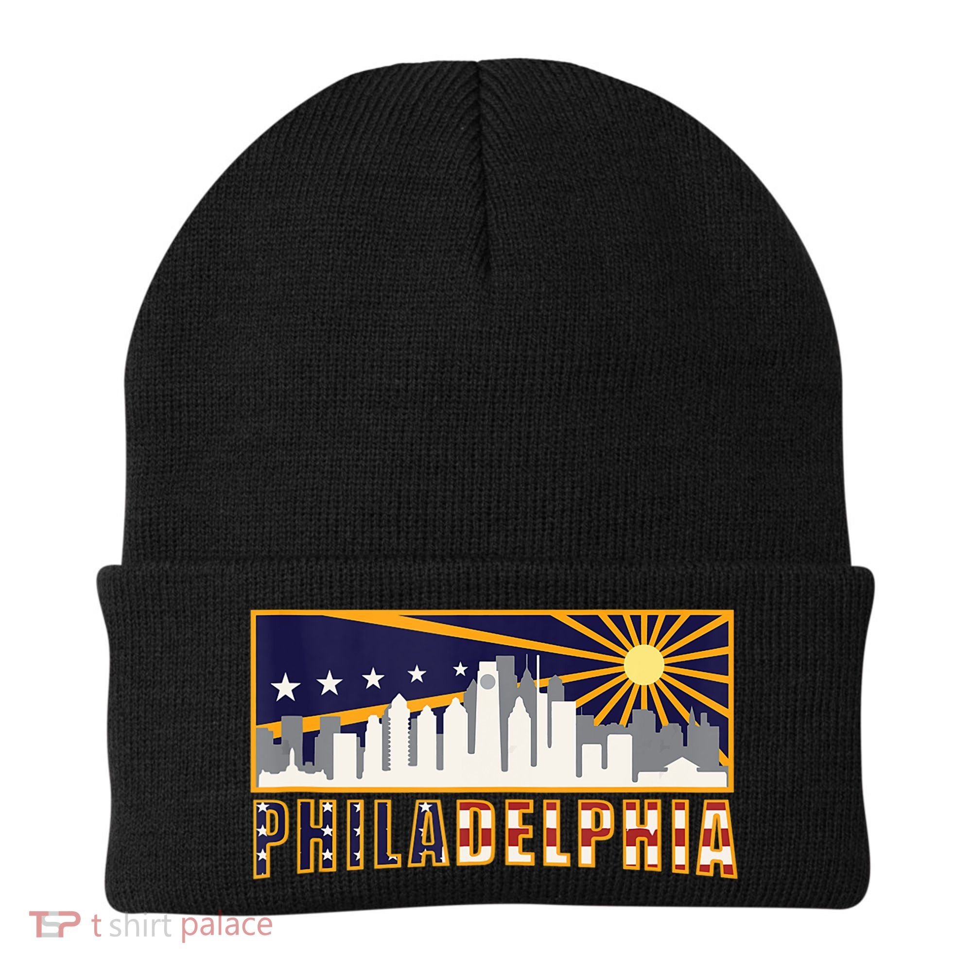 Love Philadelphia Skyline Downtown Cityscape Philly Souvenir Beanie