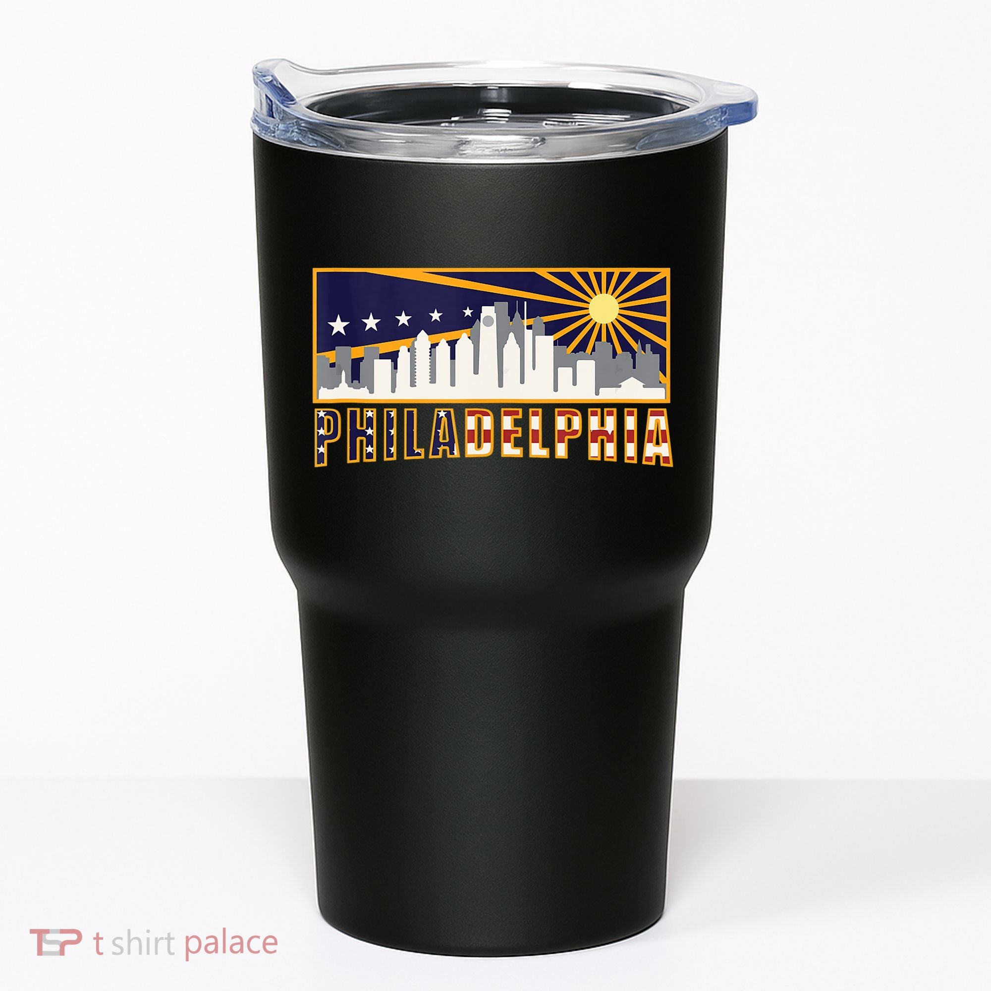Love Philadelphia Skyline Downtown Cityscape Philly Souvenir Tumbler