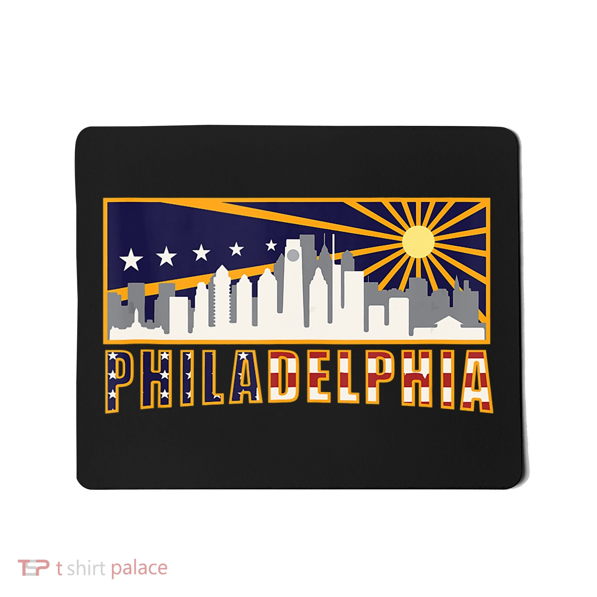 Love Philadelphia Skyline Downtown Cityscape Philly Souvenir Mousepad