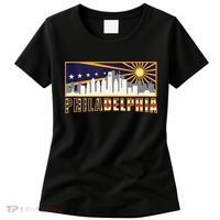 Love Philadelphia Skyline Downtown Cityscape Philly Souvenir Women's T-Shirt thumb 0