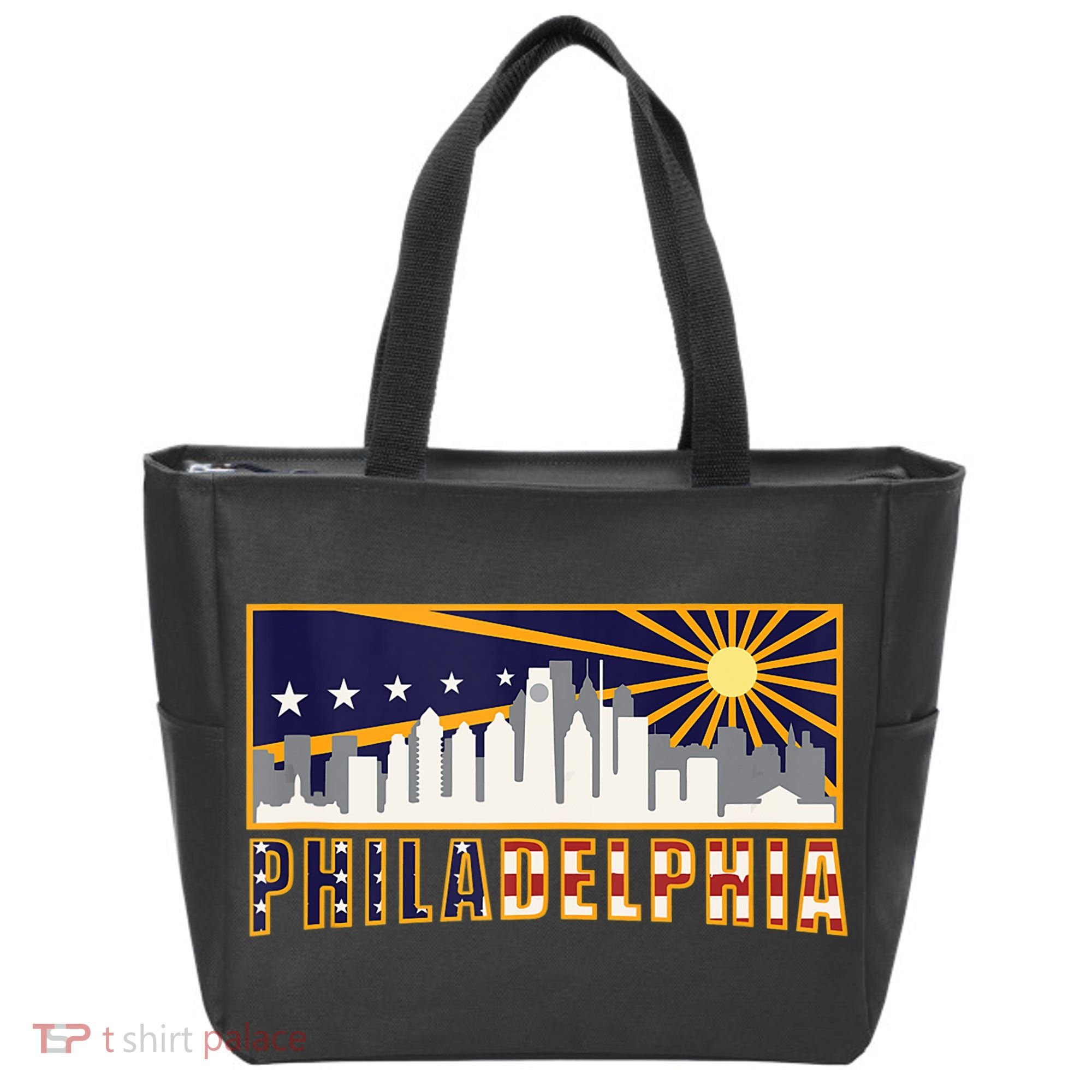 Love Philadelphia Skyline Downtown Cityscape Philly Souvenir Tote Bag