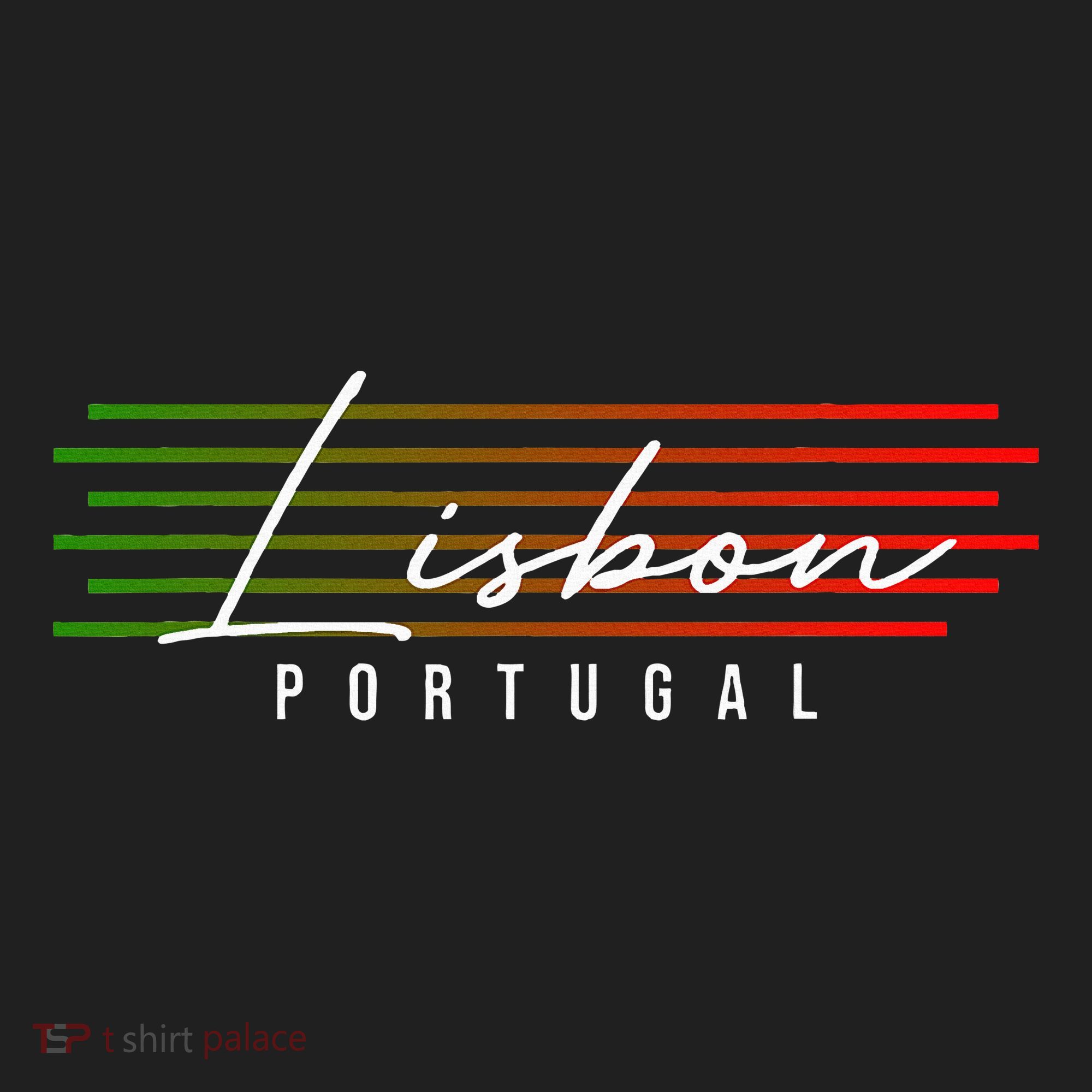 Lisbon Portugal Souvenir Golf Towel