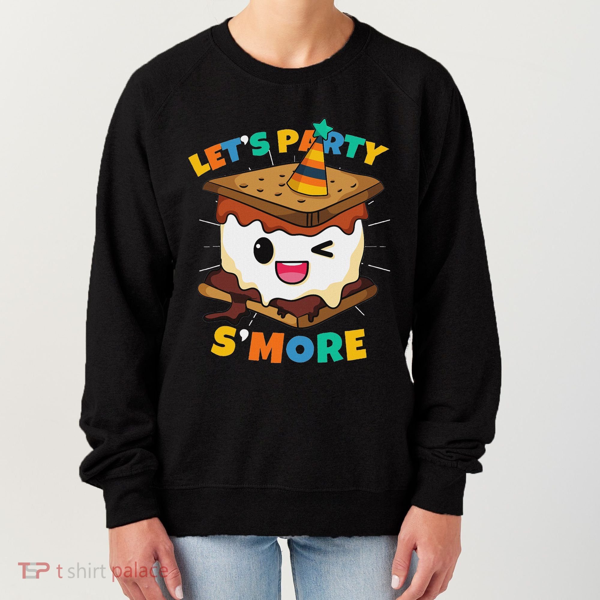 LetS Party SMore Boy Camping Cute Smores Women's Sweatshirt