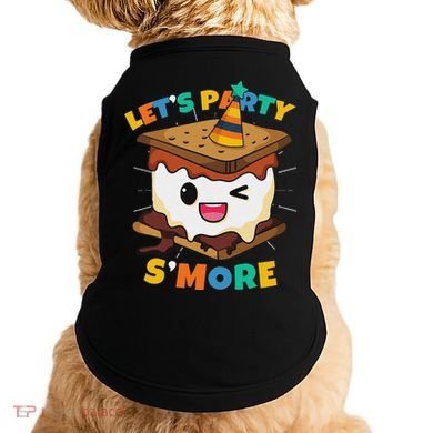 LetS Party SMore Boy Camping Cute Smores Doggie Tank
