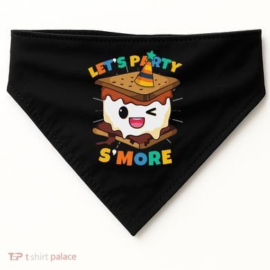LetS Party SMore Boy Camping Cute Smores USA-Made Doggie Bandana