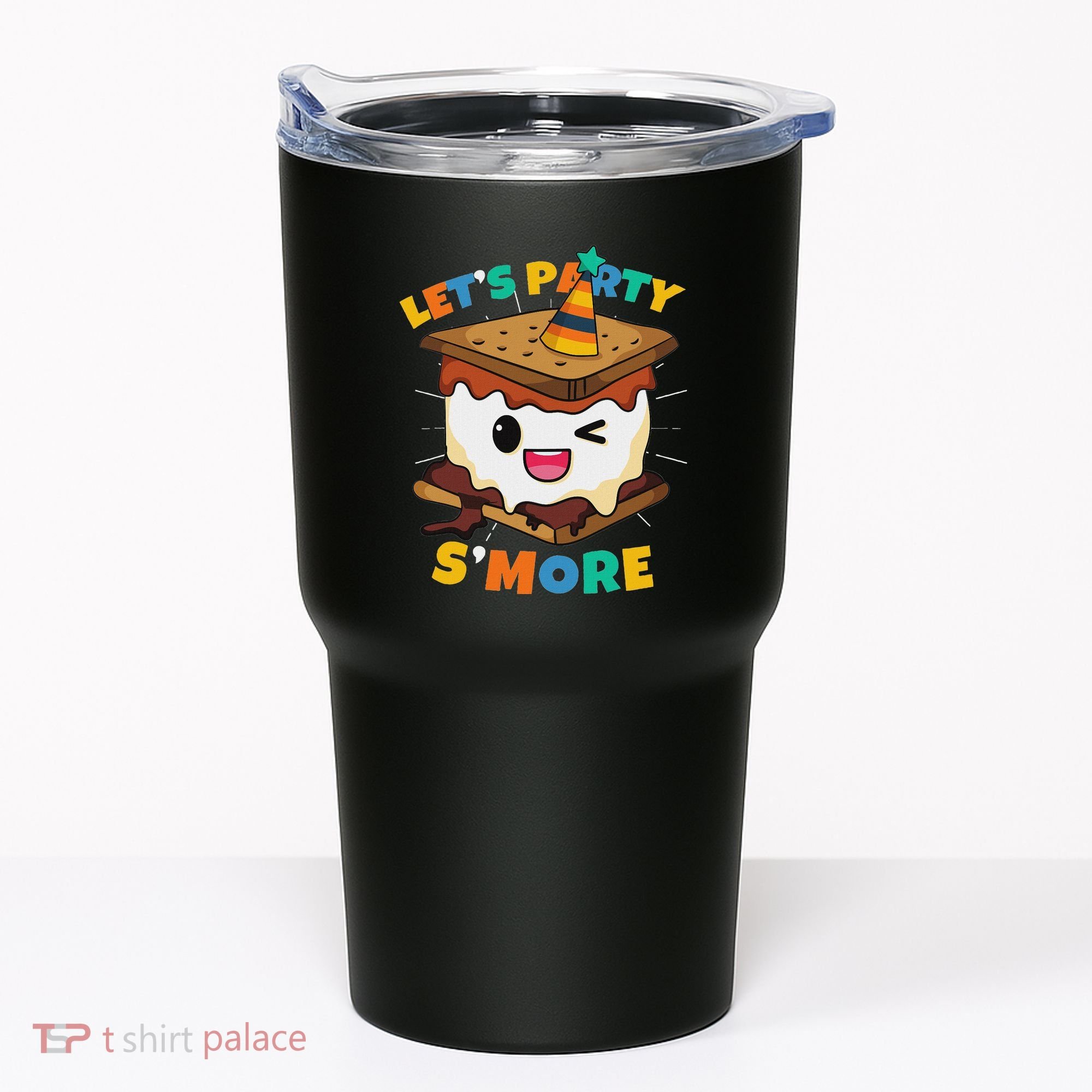LetS Party SMore Boy Camping Cute Smores Tumbler