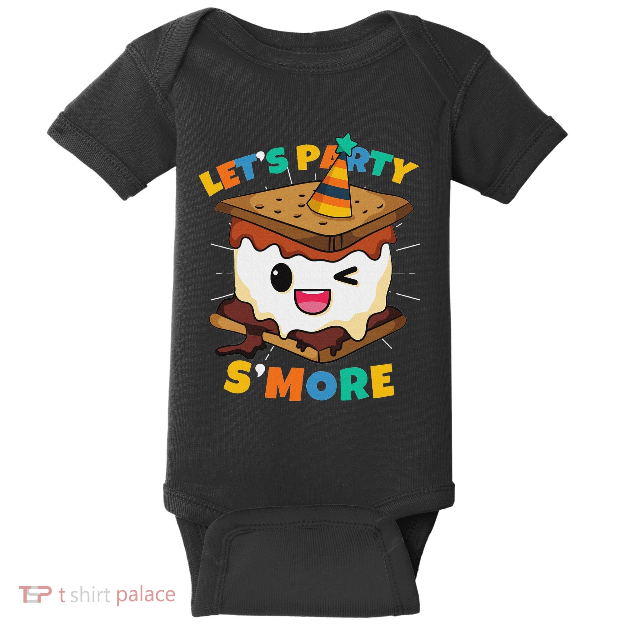 LetS Party SMore Boy Camping Cute Smores Baby Bodysuit