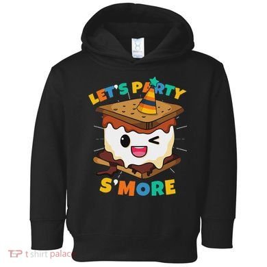 LetS Party SMore Boy Camping Cute Smores Toddler Hoodie