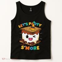 LetS Party SMore Boy Camping Cute Smores Tank Top thumb 2
