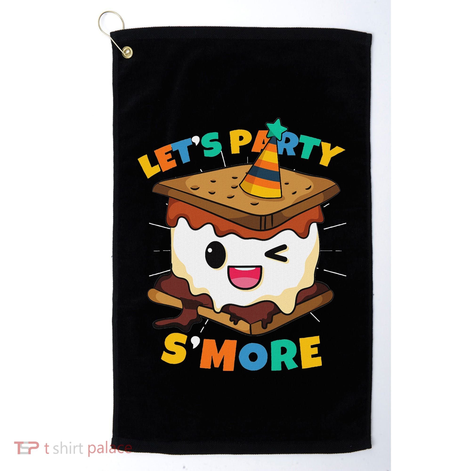 LetS Party SMore Boy Camping Cute Smores Golf Towel