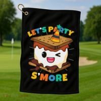 LetS Party SMore Boy Camping Cute Smores Golf Towel thumb 1