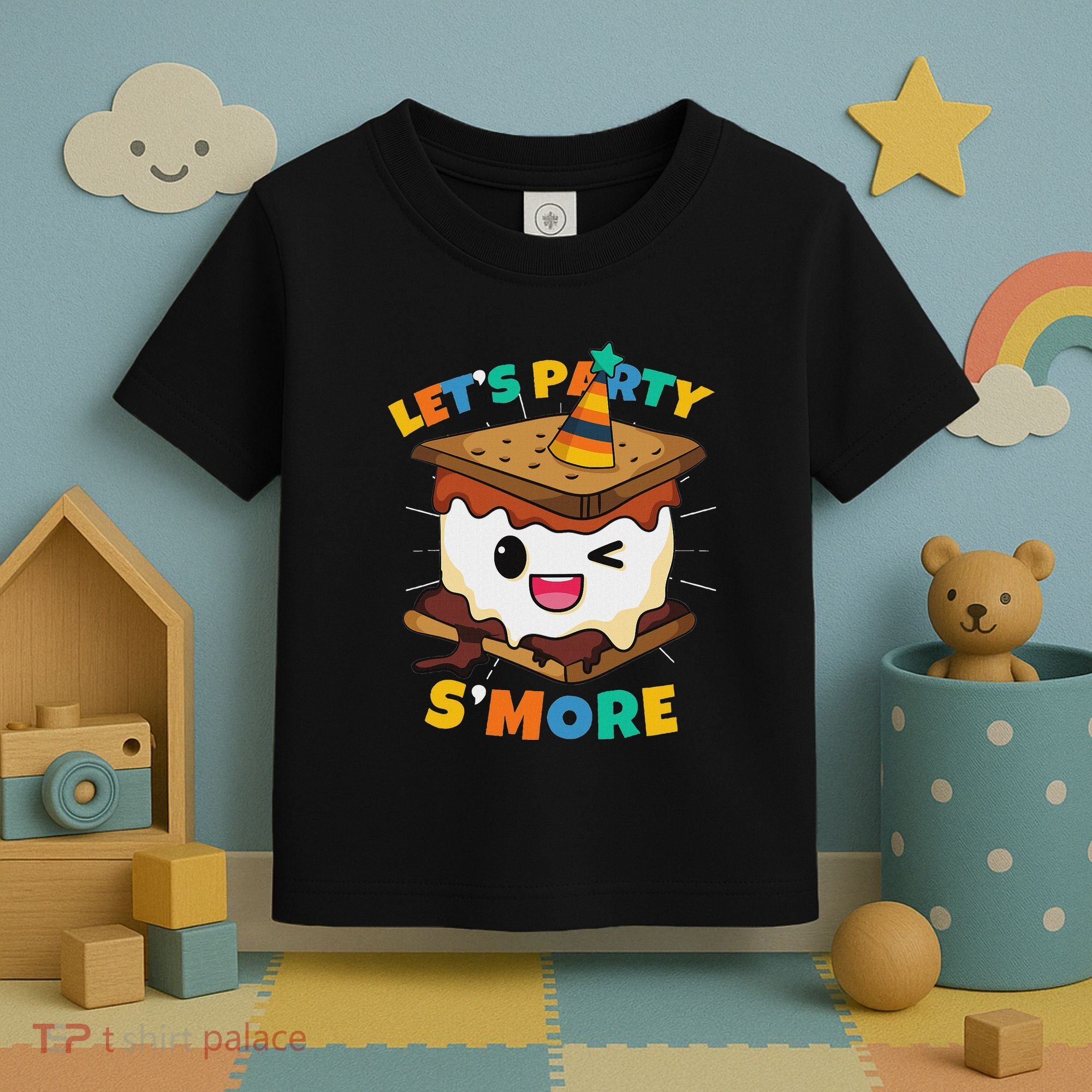 LetS Party SMore Boy Camping Cute Smores Toddler T-Shirt