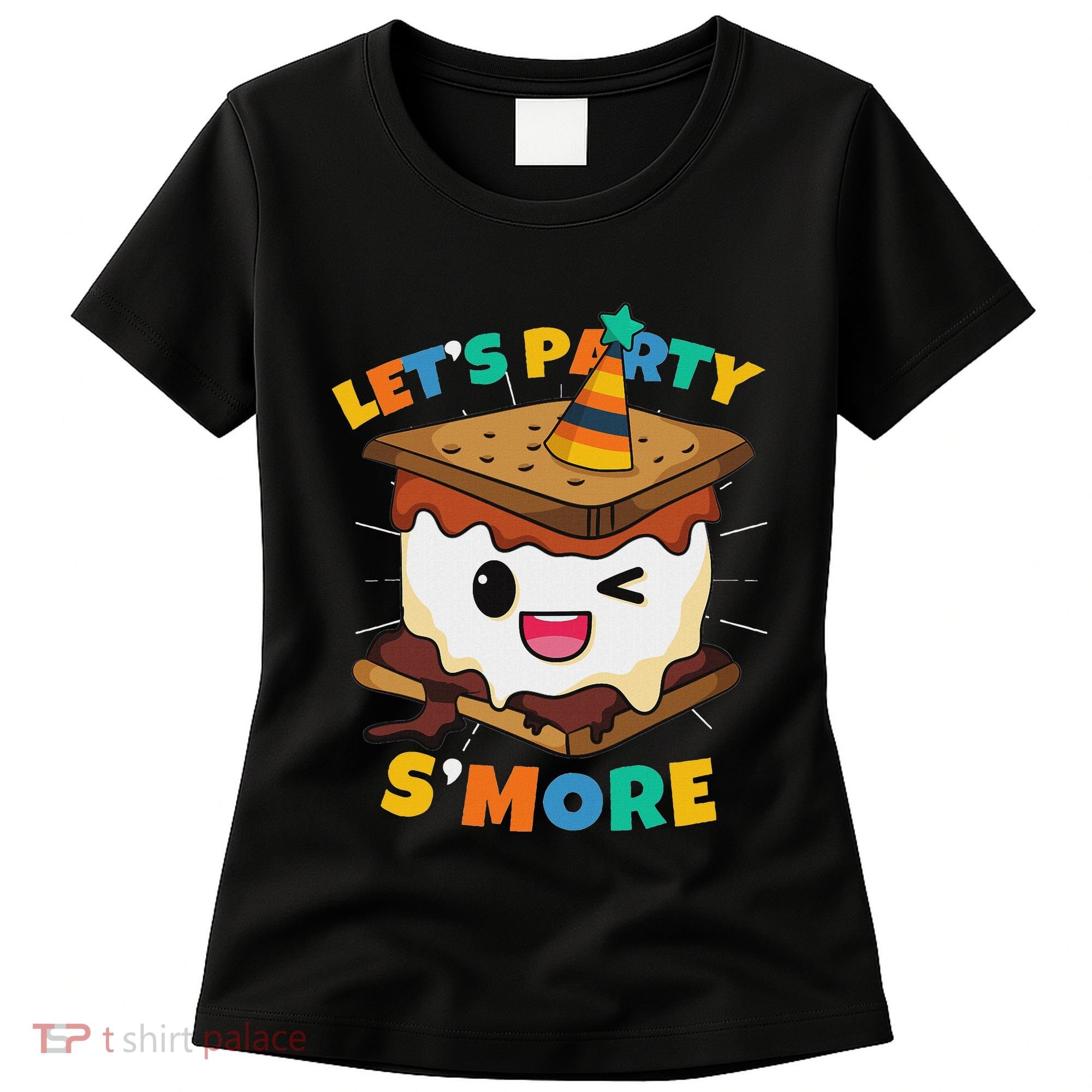 LetS Party SMore Boy Camping Cute Smores Women's T-Shirt