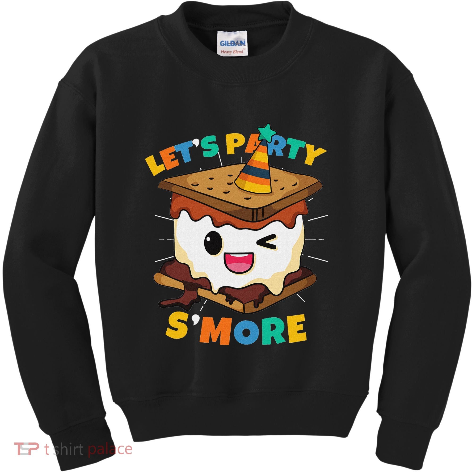 LetS Party SMore Boy Camping Cute Smores Kids Sweatshirt