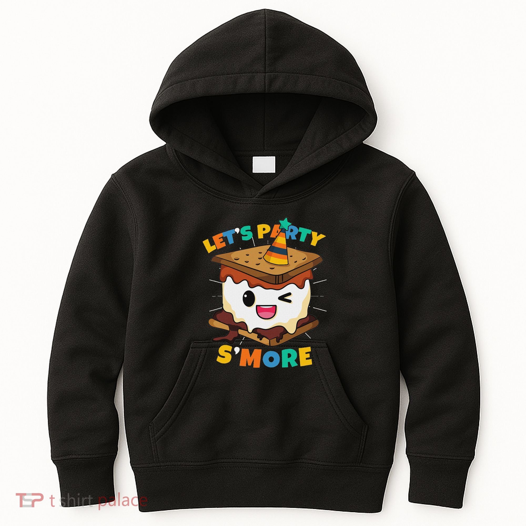 LetS Party SMore Boy Camping Cute Smores Kids Hoodie